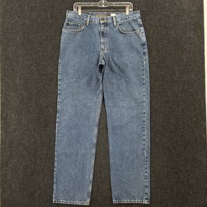 Eddie Bauer Jeans Mens 34x34 Blue Classic Premium Heavyweight Denim Straight Fit